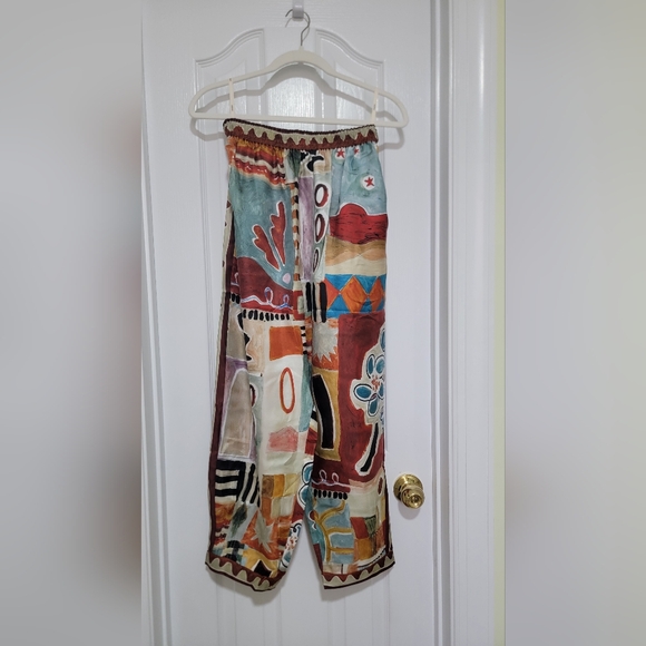 ALEMAISMichelle elasticated-waisband trousers US4 - Picture 4 of 7